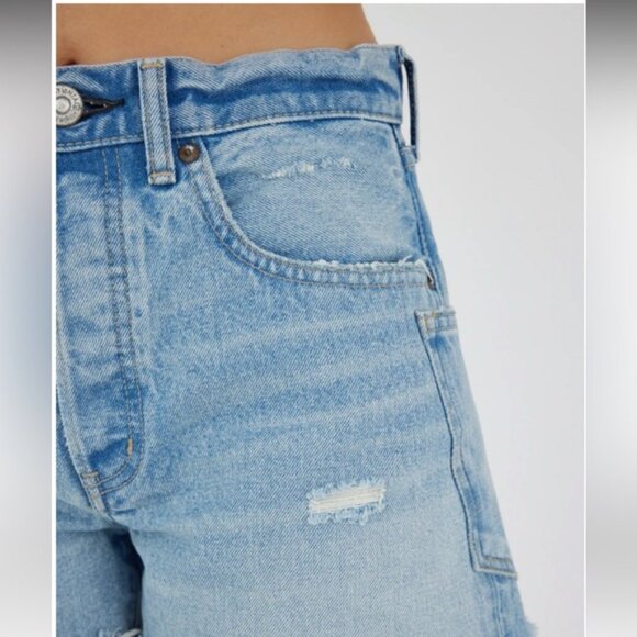 Moussy McKendree Shorts in color light blue - Picture 5 of 12